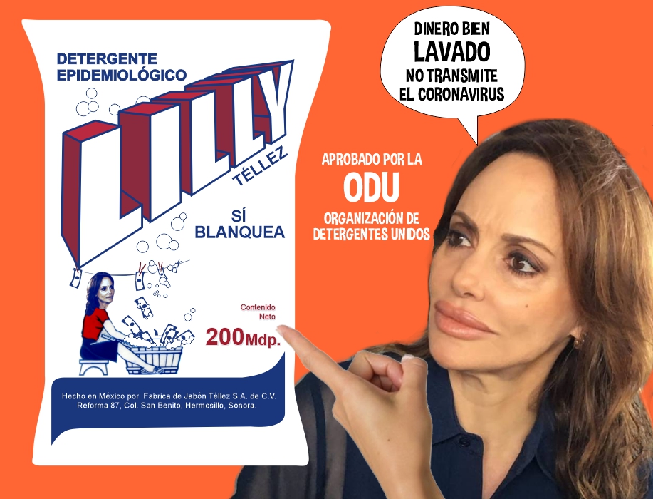 Lilly Téllez alias #ladypalenques incursiona en el negocio del detergente.