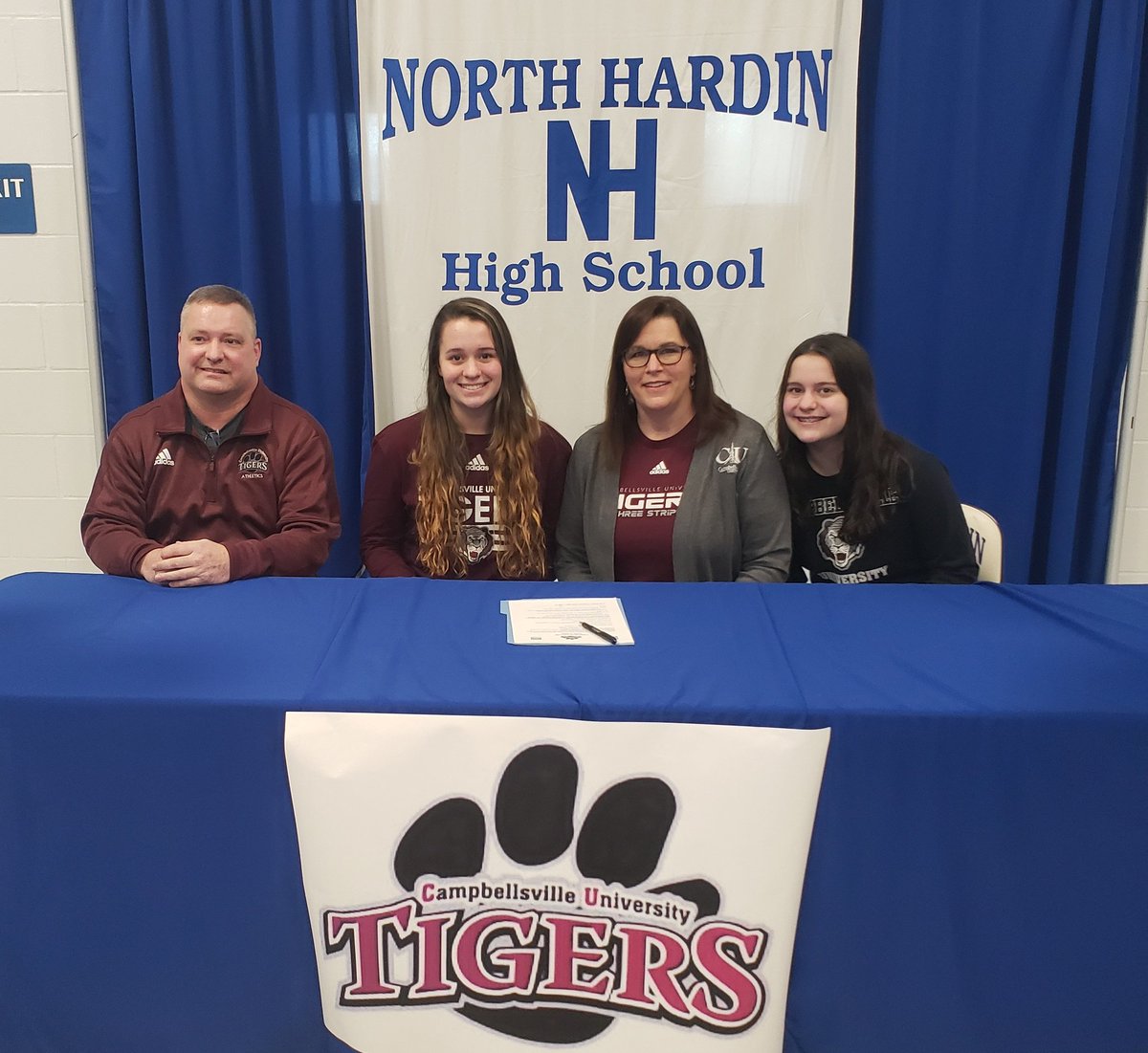 AthleticsNHHS's tweet photo. Congratulations to Riley Thompson on signing with @CvilleCUWS to continue her education and play ⚽️. #GDTBAT https://t.co/tfULVk3vat
