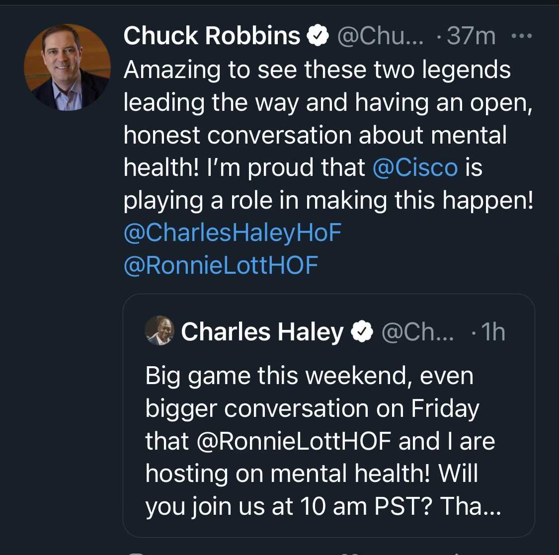 Thank you for the support, @ChuckRobbins