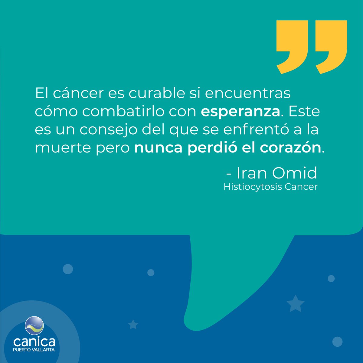 La esperanza lo es todo. 💙✨ #throughourhands #EnNuestrasManos #DiaInternacionalDelCáncerInfantil #CanicaPuertoVallarta #Febrero15