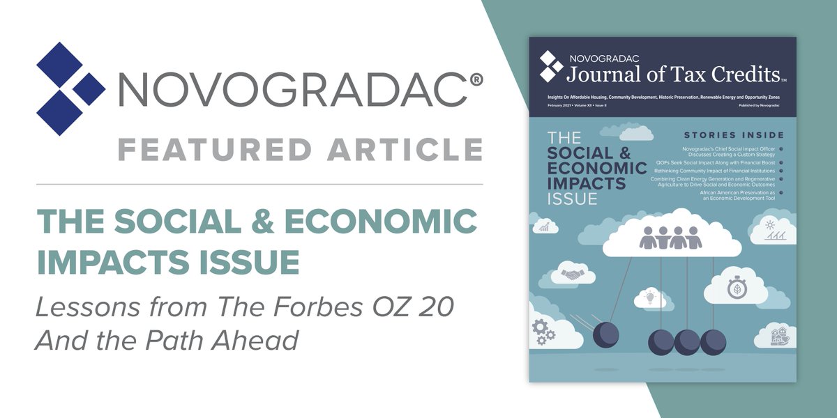 The Forbes OZ 20: Top <a href="/OZtheCatalysts/">The Forbes OZ 20: Top Opportunity Zone Catalysts</a> list was created to highlight and showcase the best examples of the OZ incentive. Explore best practices and innovations, and discover what’s on the horizon for the OZ incentive. novogradac.com/sd2x