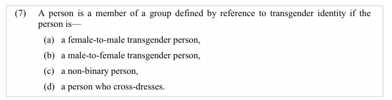 What is a "person" who cross dresses? If i wear my husband's shirt some days am I a person who cross dresses? What if he wears my blouse? What the Scottish Government actually mean is men who wear women's clothes