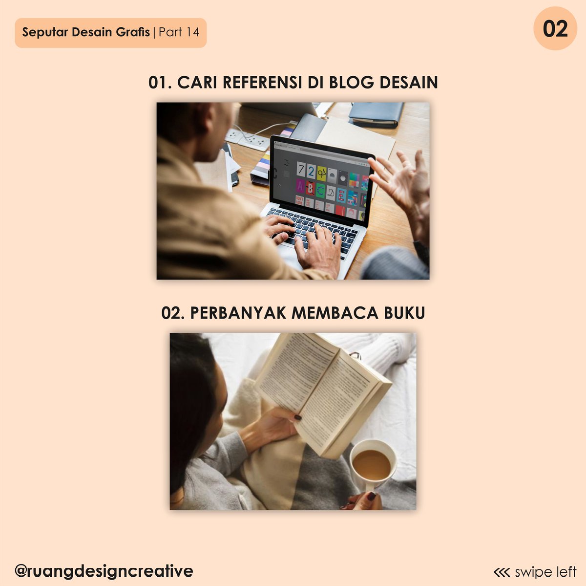 ruang_creative's tweet image. Yang sering ngalamin art block mana niiiih? Semoga tips yang saya kasih semoga membantu biar gampang dapat inspirasi ya! 😁🤩
.
#seputardesaingrafis #ruangdesigncreative #tutorialdesain #tipsdesain #trikdesain #desaingrafis #microblog #belajardesain #trending #viral #terbaru2021