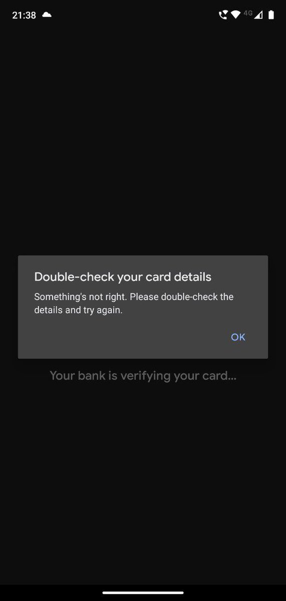PayNewsBR's tweet photo. O inferno congelou!

Digo, o @nubank está pelo menos testando o suporte às carteiras digitais (termos do Google Pay)! 😱

Espero que também estejam implementando o Apple Pay, afinal é só o recurso mais solicitado pelos clientes, após o aumento do limite 🤣
#QueroPagarComApplePay https://t.co/aq7XjgnYHg