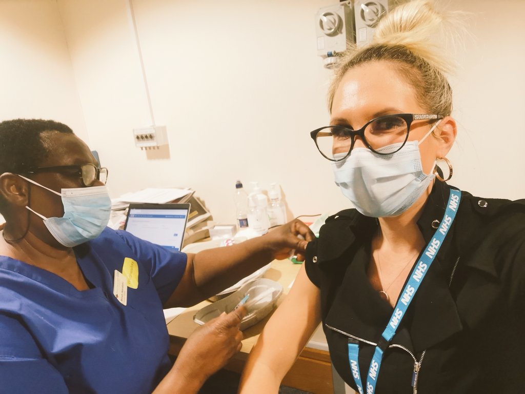 Interesting day at <a href="/RoyalFreeNHS/">Royal Free London</a> today; not only great to be catching up with the onsite team for the #RFHIDT but I also managed to get my #CovidVaccine #proudtobeprotecting #thankyou <a href="/CNWLNHS/">CNWL NHS FT</a>
