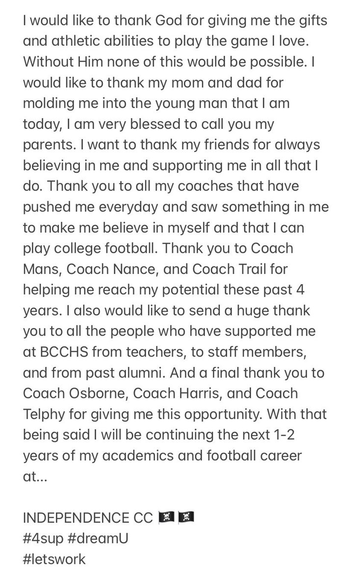 HunterTrail1's tweet photo. COMMITTED 🏴‍☠️🏴‍☠️ 
Philippians 4:13 
 #4sup #DreamU #AGTG @CoachJayOsborne @Indy_CoachTelph https://t.co/Ghi7eNS4cO