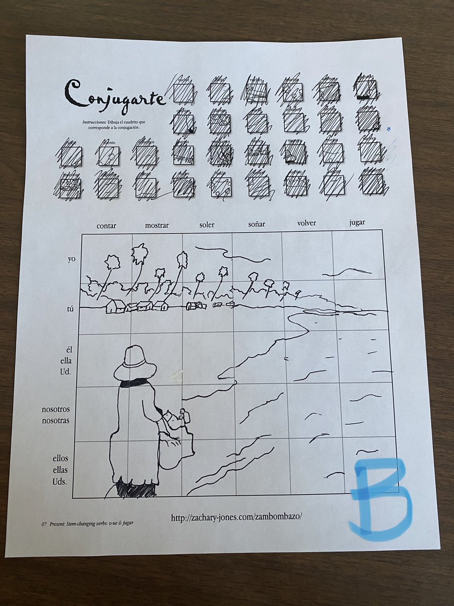 SraDickson's tweet photo. Conjugarte fun! https://t.co/qsnl7c27Eb
