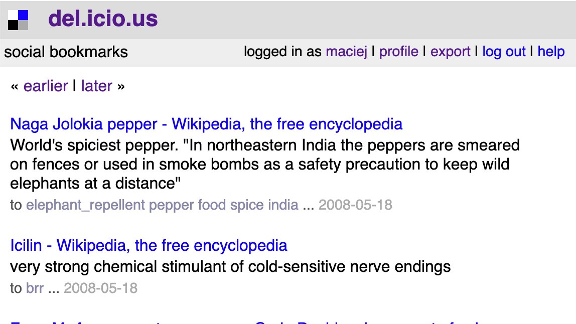 Delicious tweet media