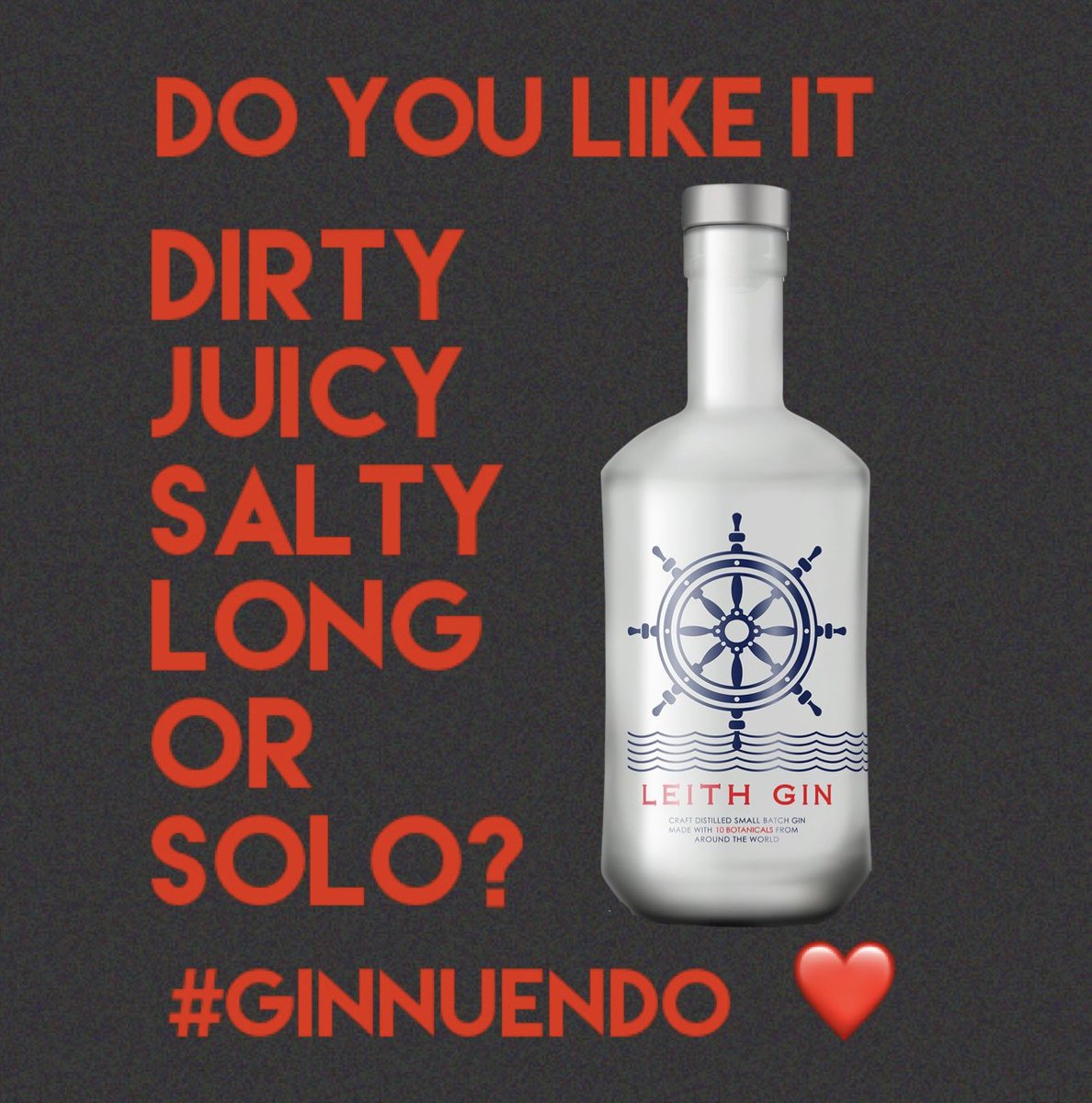 LeithSpirits's tweet photo. Visit https://t.co/gP1Vw8lDvM and use the code LEITHLOVE to get 20% off Leith Gin, LeithAL and Leith Rum until midnight on 14 Feb.

#leithlove #leithgin #leithspirits #valentinesgin #leithAL #leithrum #ginnuendo https://t.co/xXcFbpWRJm