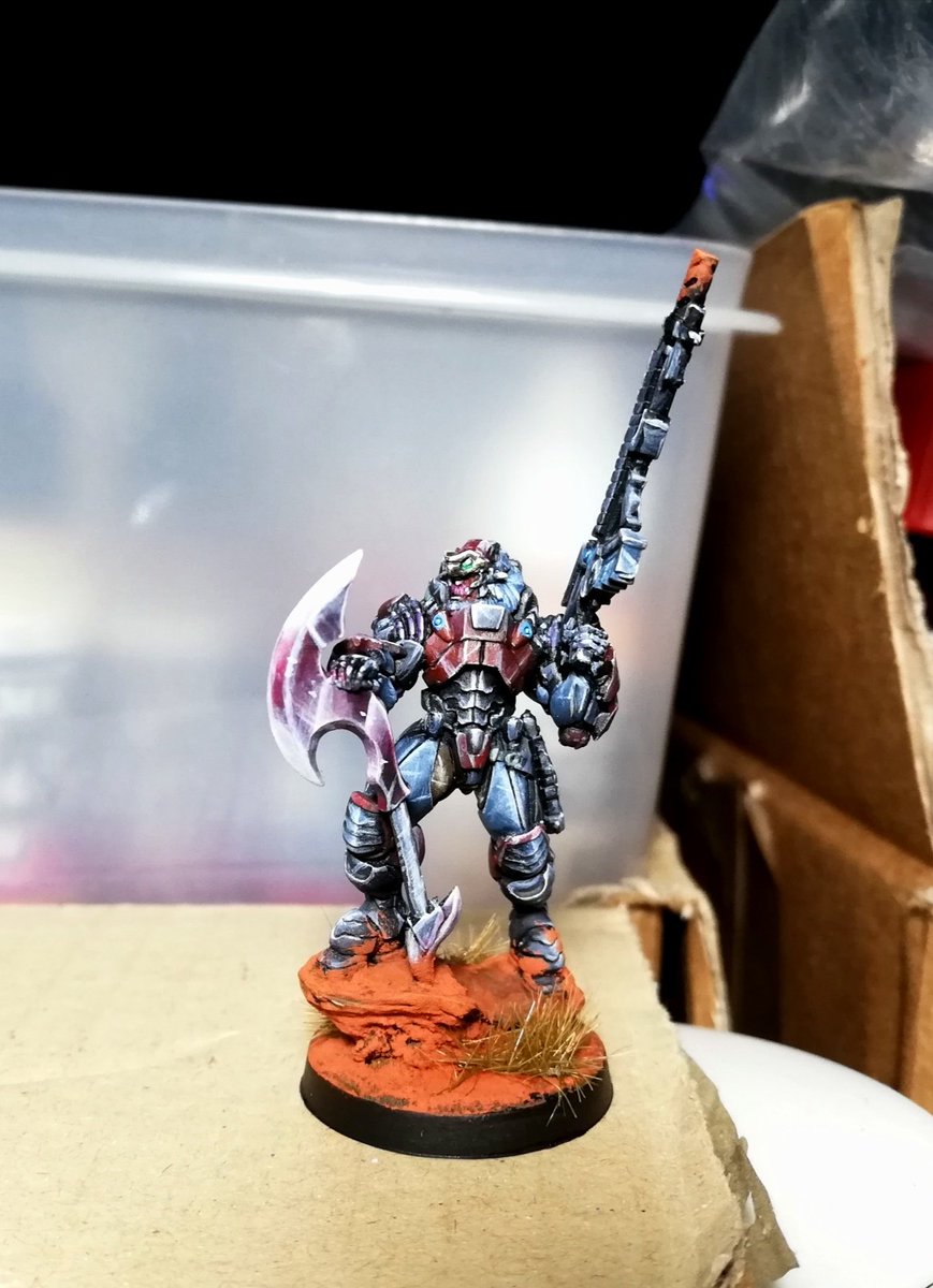 DanHastur's tweet image. Morat yaogat strike infantry, sniper rifle, amazing mini 
#infinitythegame #kaldstrom #combinedarmy #moratagressionforces #sniper #paintingminis #warmongers #wargaming #yaogat #war #corvusbelli