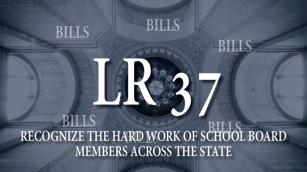 Thank You Senators Walz, Erdman, Gragert, Hughes, Kolterman, Murman, Pahls &amp; Stinner for recognizing the hard work of School Board Members across the state w/ todays introduction of LR37! Click below to view or download the full LR. #liveNASB #weLIVEhere 

members.nasbonline.org/index.php/scho…