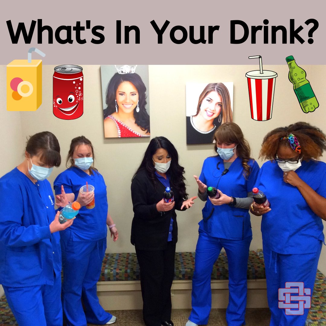 🦷February is National Children's Dental Health Month!🦷 Do you know how much sugar your kids are consuming through drinks alone? Try water instead for a healthier smile. 🥤#SpillersOrtho #NationalChildrensDentalHealthMonth