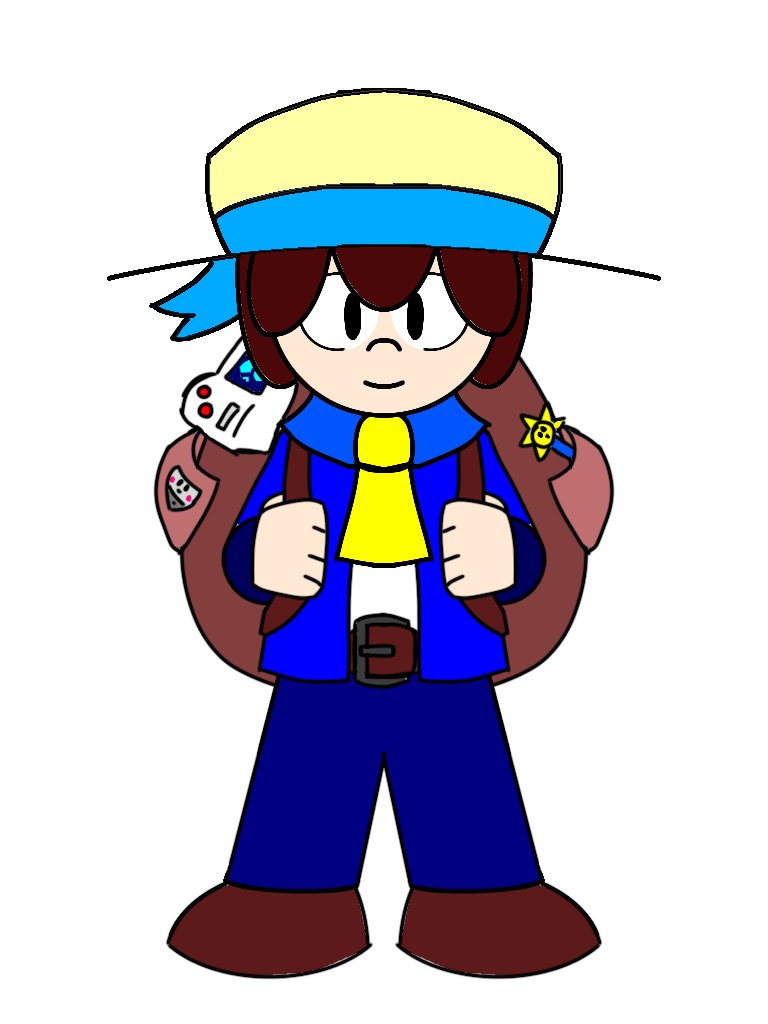 superbryantime1's tweet photo. #IdeaOsquis @OsquisYT 
Hola, este es mi idea para un Brawler, no soy bueno explicando pero aquí voy :
Les presento a Buddy; un mitad luchador / lanzador que forma parte(al menos por ahora) del trío de la tienda de regalos como el cliente coleccionista ...con problemas de ira. https://t.co/qRotU1bq16