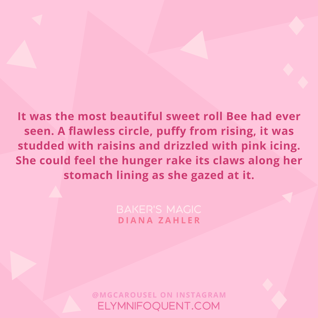 kindeladies's tweet photo. "It was the most beautiful sweet roll Bee had ever seen. A flawless circle, puffy from rising, it was studded with raisins and drizzled with pink icing."  —BAKER'S MAGIC by @dianezahler #MGCarousel #kidlit #amreading https://t.co/Ba9yEYN7Mw