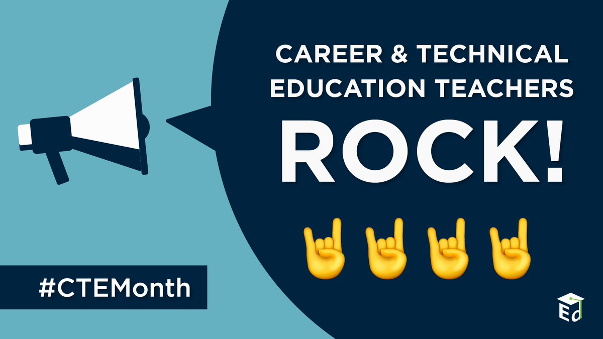 This February we celebrate the educators who provide essential career and technical education in high-skill, high demand fields for secondary and post-secondary students. These unique learning opportunities benefit students looking to enter technical career fields. #CTEMonth 🙌