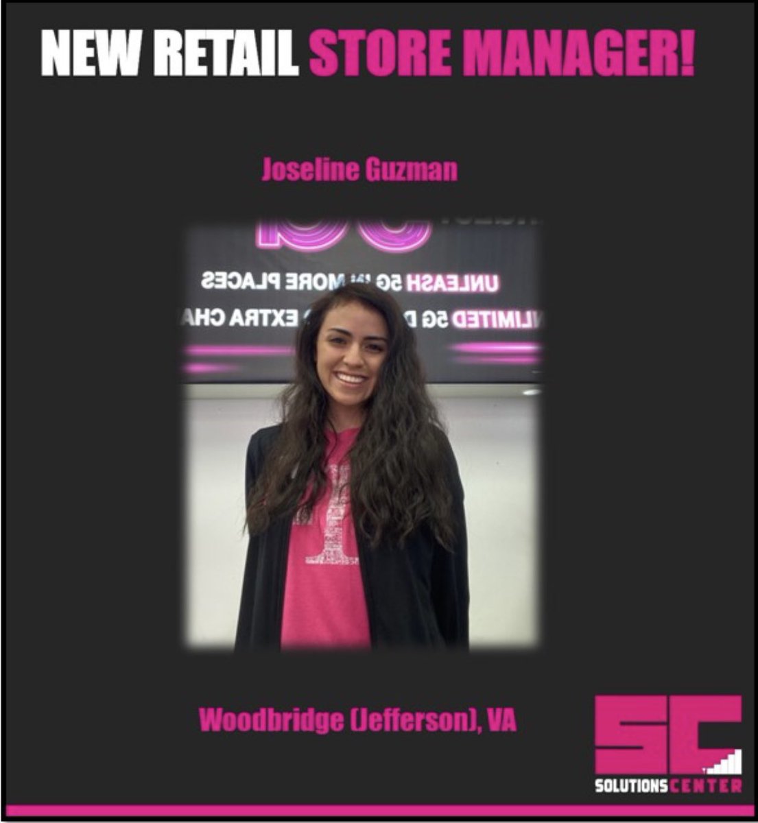 bradsellsct's tweet photo. It’s my favorite time! We’ve got another PROMOTION! After 3 years of an amazing partnership, Joseline takes on our Woodbridge (Jefferson) VA store as the new RSM!! I love to see all the growth from within. Congrats and big win for team @Cristina_SC_VA https://t.co/URIyf9ZVp0