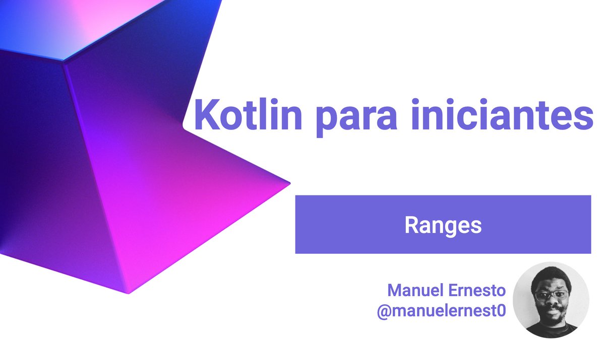 🔴 O que é e como trabalhar com Ranges em Kotlin? 💜
🎥 → youtube.com/watch?v=phi_Zt…
#KotlinDeveloper #Kotlin #androidDev #KotlinRanges