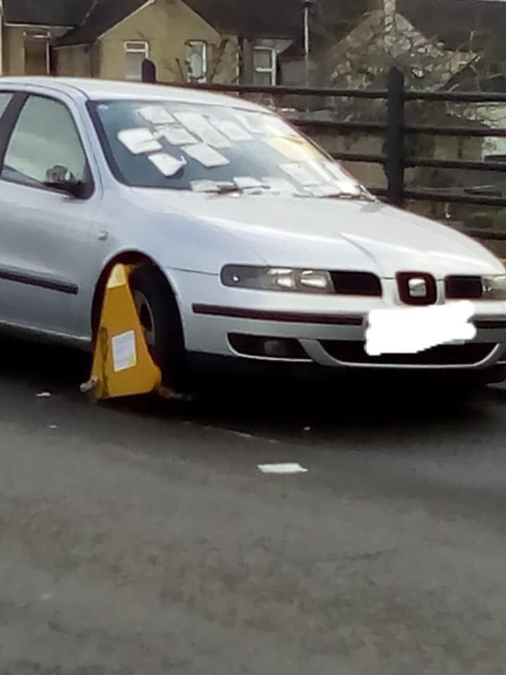 Excessive amount of tickets, and now been clamped. I don’t think the owner cares, if it’s even registered to someone! 😂  <a href="/star_boi/">Ry.i.am</a> what do you think? 😂 this is on Cambria bridge.