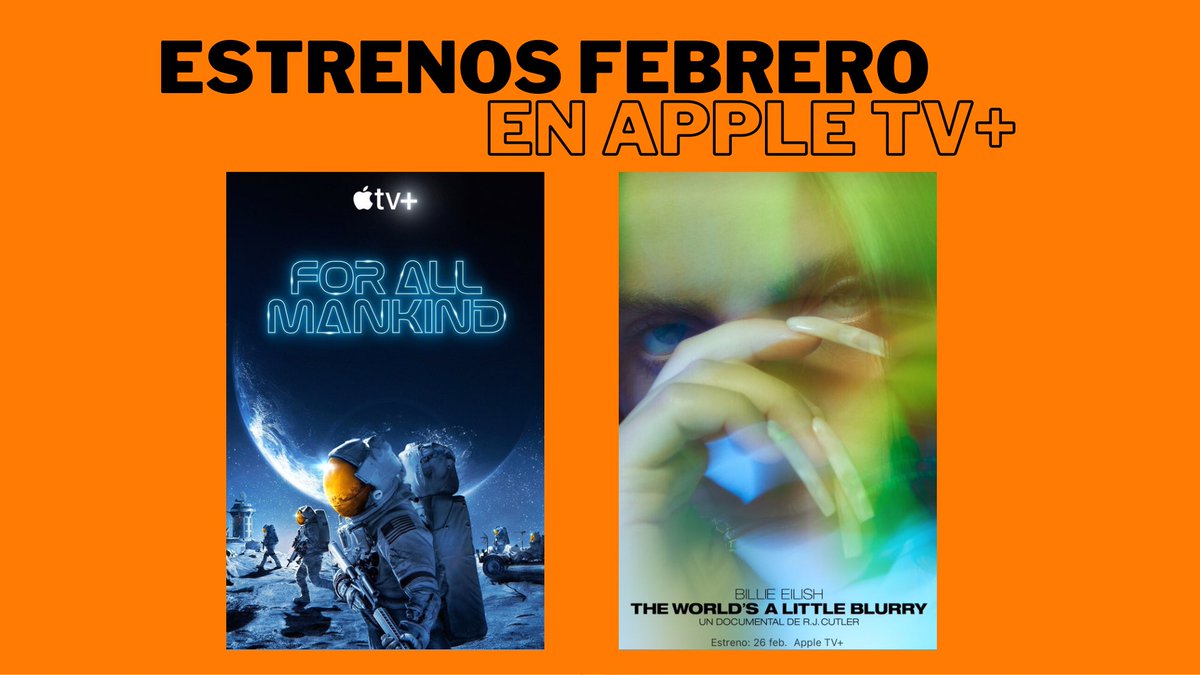 Telorecomiendox's tweet photo. [Estrenos Febrero]
En @AppleTV 
-El Show de Snoopy (5)
-For All Makind 2 Temporada (19)
-Billie Eilish The World’s a Little Blurry un documental de R.J. Cutler (26) https://t.co/gtAgLqeIaL