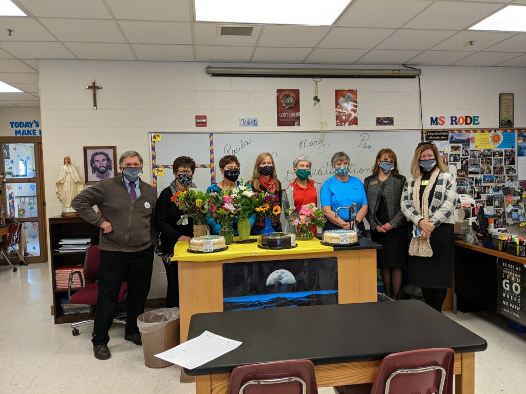 Honoring our teachers with over 25 years of experience and are all 25 years young!!