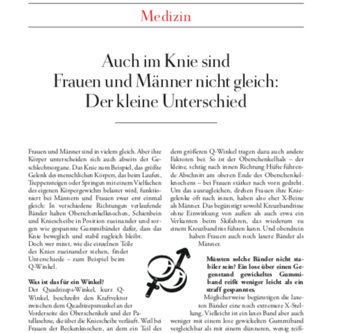 Ruth Eisenreich | @rutheisenreich.bluesky.social (@rutheisenreich) on Twitter photo Frauen und Männer sind nicht gleich – zumindest ihre Knie sind es nicht. Heute startet meine neue Rubrik in <a href="/DIEZEIT/">DIE ZEIT</a>, es geht um mein Herzensthema #Gendermedizin, diesmal um die kleinen biologischen Unterschiede.
Danke für euer Vertrauen, <a href="/rudinovotny/">Rudi Novotny</a> <a href="/doc_scholz/">Anna-Lena Scholz</a> @kurtlukuzu! Frauen und Männer sind nicht gleich – zumindest ihre Knie sind es nicht. Heute startet meine neue Rubrik in <a href="/DIEZEIT/">DIE ZEIT</a>, es geht um mein Herzensthema #Gendermedizin, diesmal um die kleinen biologischen Unterschiede.
Danke für euer Vertrauen, <a href="/rudinovotny/">Rudi Novotny</a> <a href="/doc_scholz/">Anna-Lena Scholz</a> @kurtlukuzu!