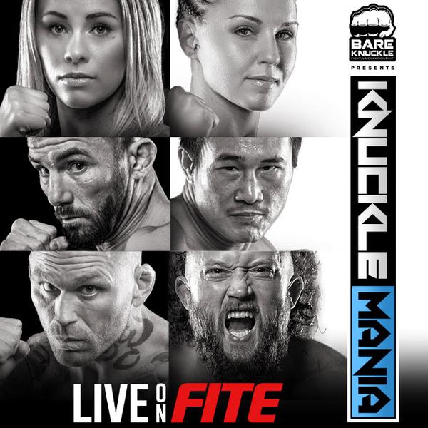 MyMMANews's tweet photo. 🚨CONTEST TIME🚨

We are giving away a PPV code. 
Watch @bareknucklefc #KnuckleMania this Friday for FREE on @FiteTV !

To enter: 🔴Follow 
@MyMMANews, @bareknucklefc  &amp; @FiteTV
 
🔵Like &amp; RT this tweet.

⚫Answer this question.  Who wins: @paigevanzant or @teambritainhart https://t.co/ns97yKq0mV