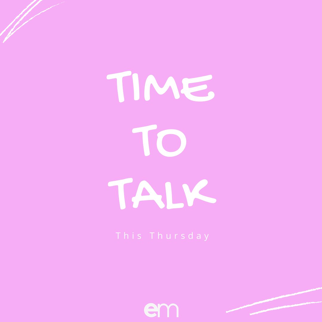 In partnership with <a href="/BOOM_Cycle/">Boom Cycle</a> this Thursday brings ‘Time To Talk Day’.

Head over to <a href="/BOOM_Cycle/">Boom Cycle</a> tomorrow where they will be encouraging us to reach out &amp; talk about our mental health. 

It's okay not to be okay &amp; it's important to talk about it.

#psychotherapy #mentalhealth