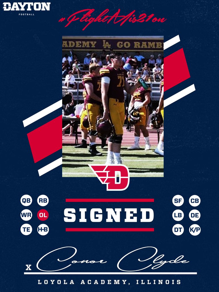 Officially signed! <a href="/DaytonFootball/">Dayton Football</a>