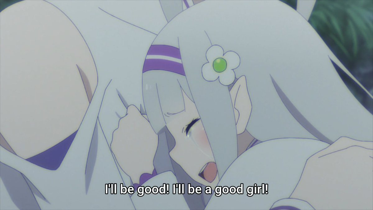 Oh man this scene... Lots of people Emilia have been leaving her behind even in the present Also this another one of reasons why promises are so important to her, Emilia broke them quite a bit herself feels this situtaion might have come about because of that