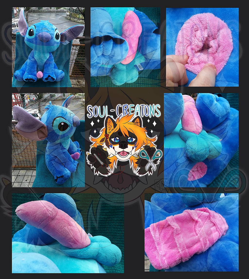 stitch modding commission! i only did the mods( butthole and penis)