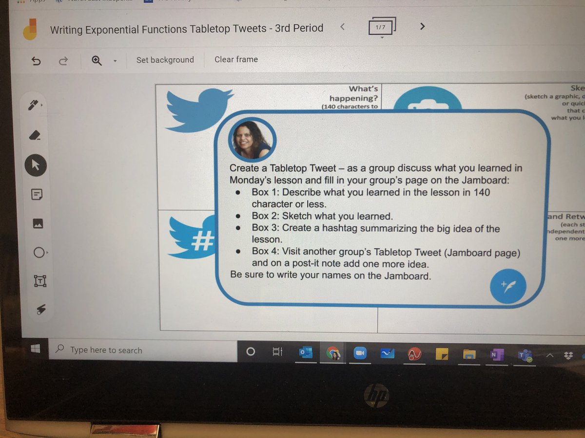 Tabletop Tweets was a great success today! Students collaborated virtually and in-person! They were able to learn from each other. <a href="/lead4ward/">lead4ward</a> <a href="/AshleyPTaplin/">Ashley Taplin</a> <a href="/manelymath/">Rachel Mane</a> <a href="/ilovemychargers/">Ilovechurchill</a> <a href="/JenAguilar2020/">Jen Aguilar</a>