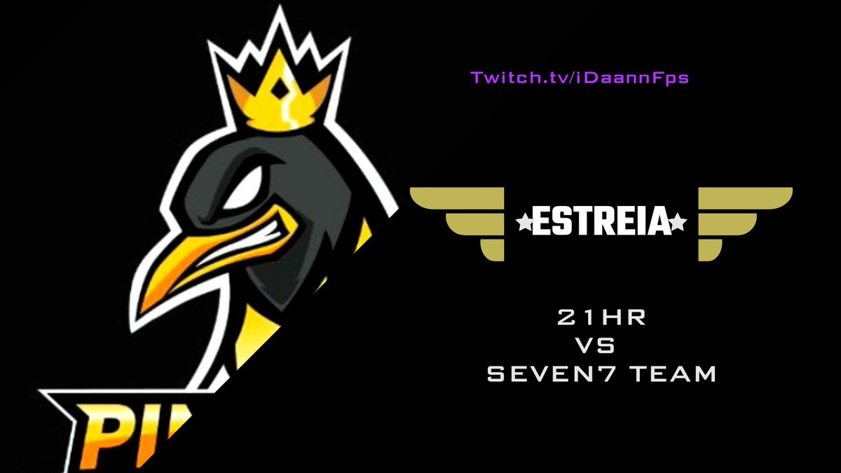 HOJE TEREMOS A ESTREIA DA PINGUINS IMPERIAIS
21hr VS <a href="/Sev7nTeam/">SEV7N TEAM</a> ( dsclpa erro no nome) 
<a href="/ArenaOnOficial/">ArenaOn</a>
Twitch.tv/iDaannFps
Quem quiser acompanhar 
#RT