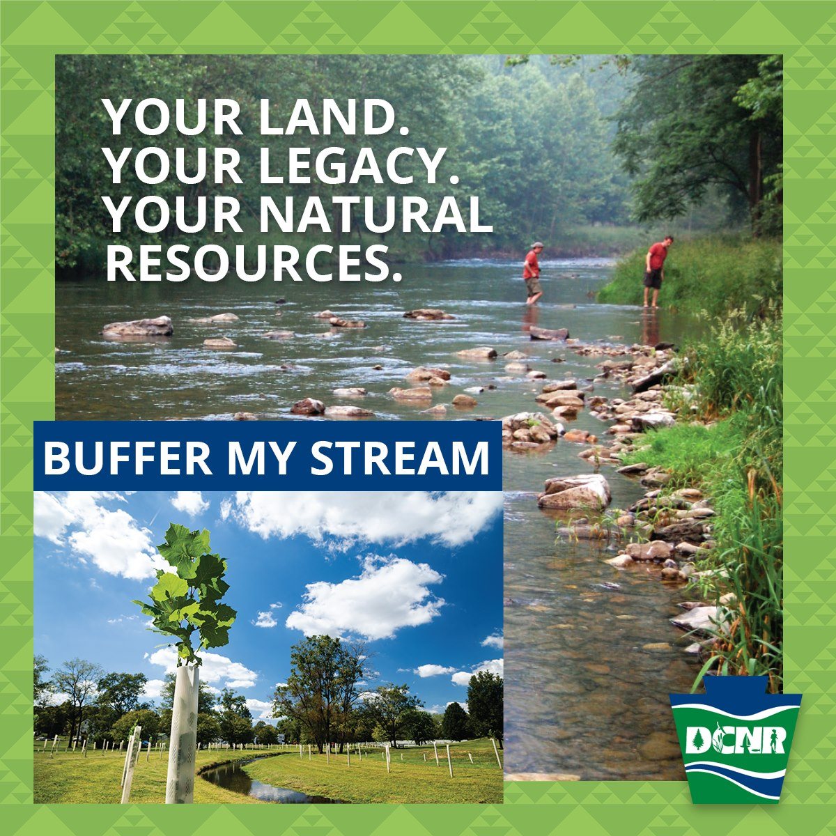DCNRnews's tweet photo. After years of working with partners to plant trees along streams, DCNR launched Buffer My Stream in 2020 resulting in contacts with more than 180 landowners and plantings occurring last fall and this year ➡️ https://t.co/7PFP2P1WkM #HealthyWatersPA #StreamBuffers #BufferMyStream https://t.co/eYNYsA4LIj