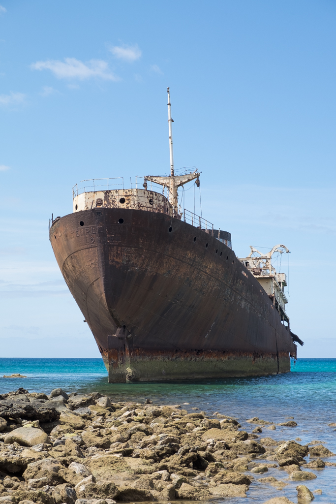 mechlandscape's tweet photo. Another rusty old ship, I posted on the other week for #RustArtWeekend but here's a couple more of the #telamon also known as #templehall that was wrecked off the coast of #arrecife in #lanzarote. Its been there since 1981! #rust #shipwreck #texture https://t.co/x3aLW67225