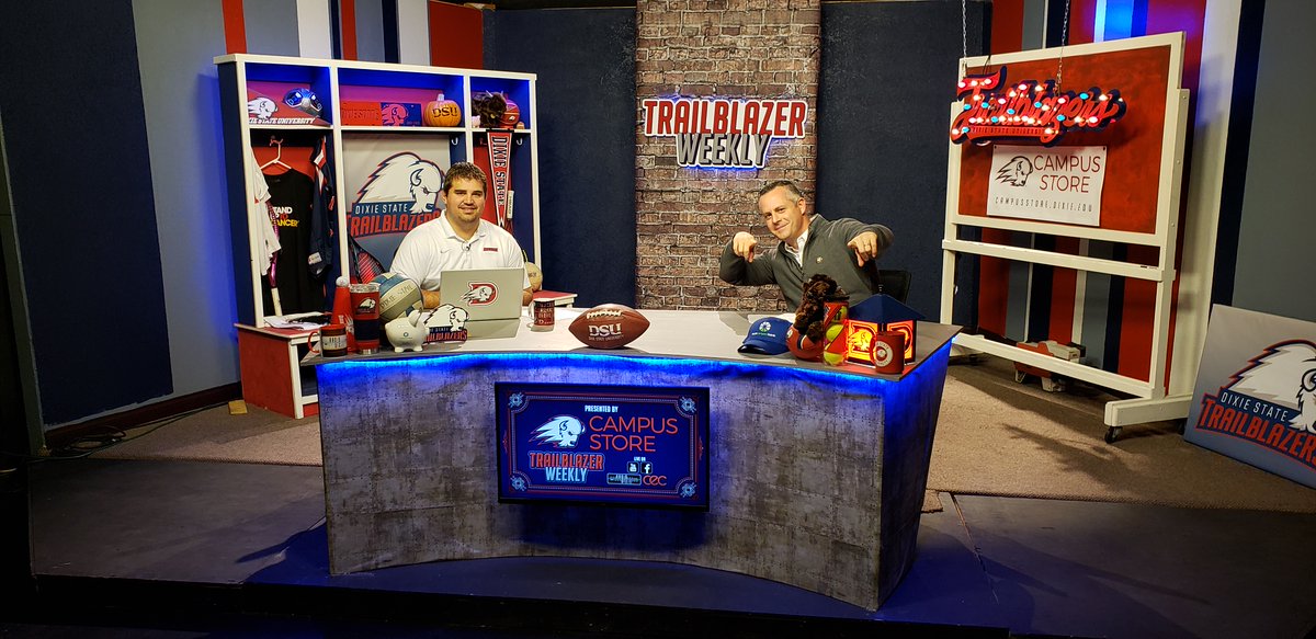 Tune into the 2021 premiere of @DSUBlazerWeekly today at 3 p.m. on CEC-TV and on the DSU Athletics YouTube Channel (bit.ly/3avhxKD). Drayson Ball and <a href="/DixieState_FB/">Haha</a> HC <a href="/CoachPPeterson/">Paul Peterson</a> will review the Blazers' #NSD21 signing class. #DixieBlazers #WeAreONE #OnTheRise