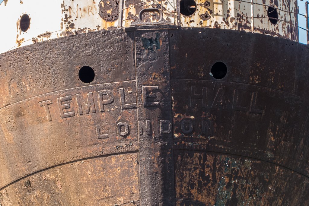 mechlandscape's tweet photo. Another rusty old ship, I posted on the other week for #RustArtWeekend but here's a couple more of the #telamon also known as #templehall that was wrecked off the coast of #arrecife in #lanzarote. Its been there since 1981! #rust #shipwreck #texture https://t.co/x3aLW67225