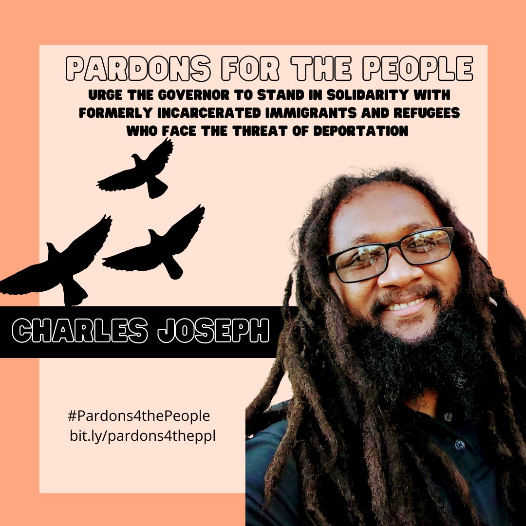 Charles Joseph, a beloved community leader and father is under the threat of deportation to Fiji.  Charles should not face double punishment after serving 12 yrs.  We urge @GavinNewsom to keep families together by granting Charles a pardon. #Pardons4thePeople