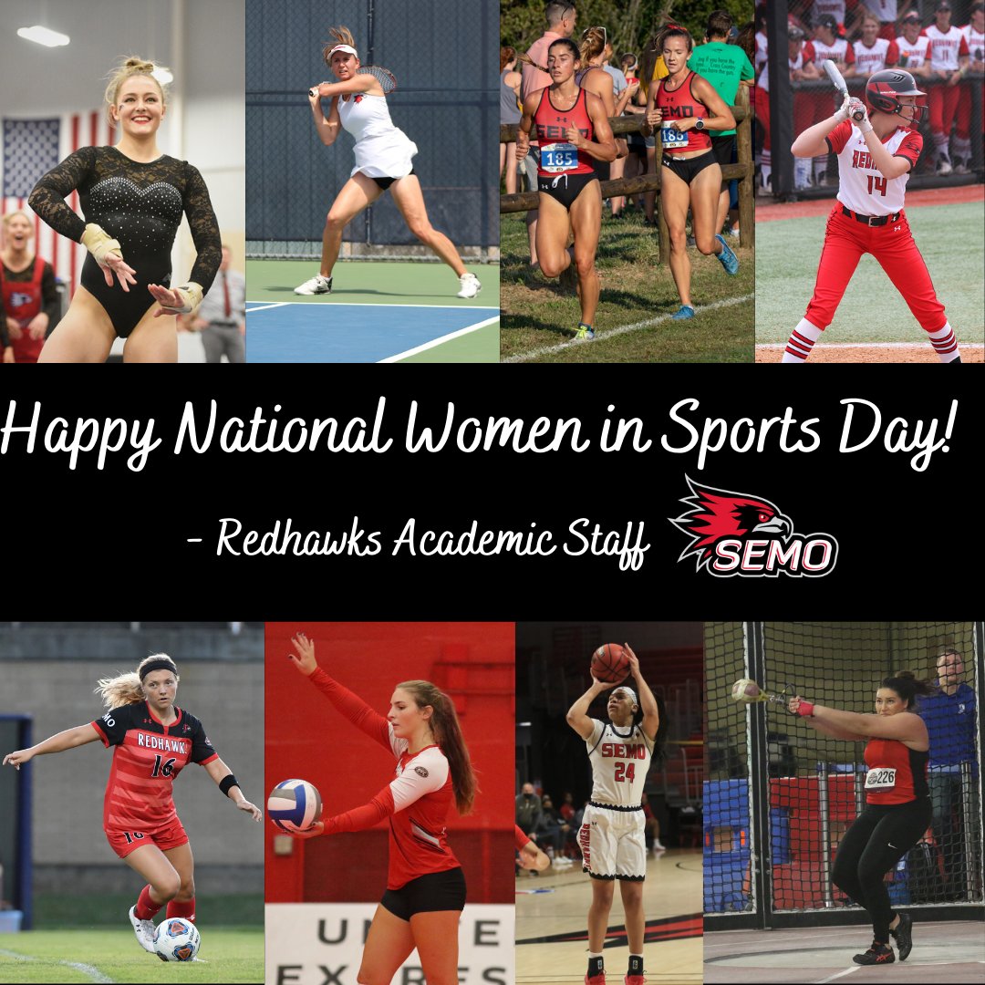 Happy National Women in Sports Day to all of our female student-athletes. Together, let's continue to break barriers and shatter glass ceilings. SE-MO! #WillToDo #NGWSD