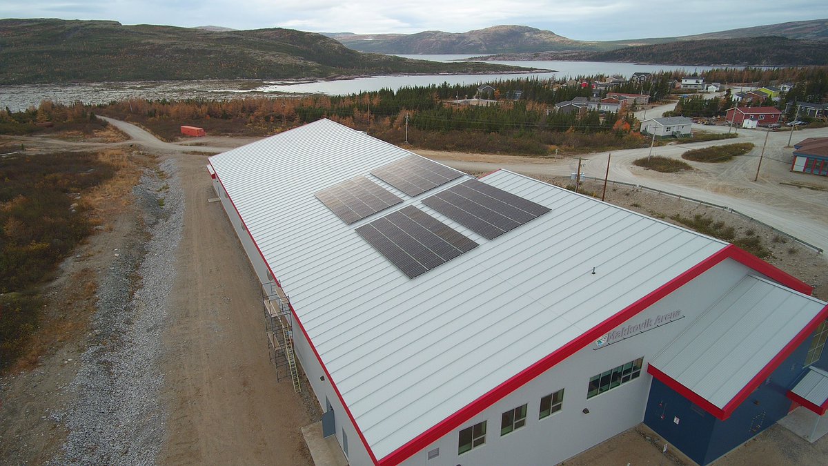 In partnership with all 5 Nunatsiavut Inuit Community Governments, Energy Champion Jessica Winters is developing local energy plans informed by community input. To date, the Nunatsiavut Government will be implementing 1 net-metering or solar wall project in each community.