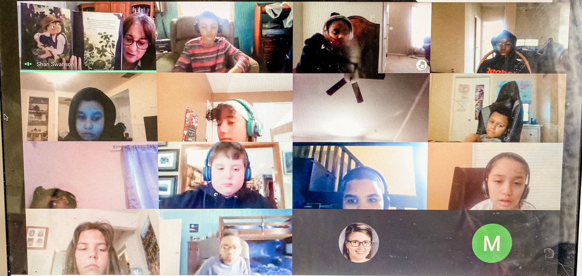 Today was World Read Aloud Day &amp; we had the pleasure of <a href="/ByShariSwanson/">ShariSwanson</a> visiting us to read aloud her book “Honey” &amp; have a Q&amp;A afterwards! Our class had a blast getting a read-aloud and talking to an author! Thanks again Ms. Swanson! #WorldReadAloudDay <a href="/AnthonyBurnsE/">Anthony Burns Elem</a> <a href="/SCPSchools/">Stafford Schools</a>