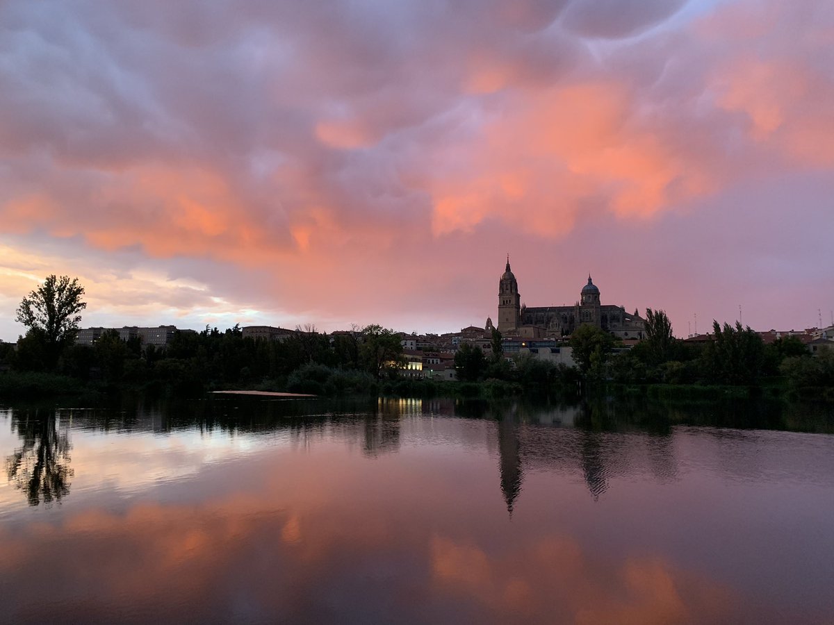 Los colores de #Salamanca al atardecer, sin filtros.