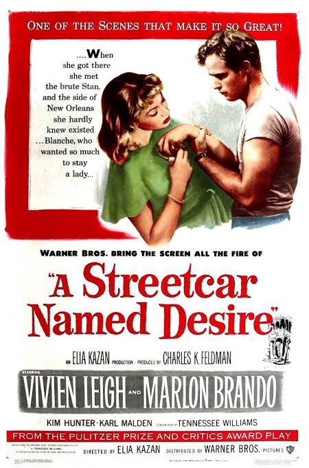 23 Ocak 2021
A Streetcar Named Desire
(İhtiras Tramvayı)
1951 ABD yapımı Oscar Ödüllü Film.
Yönetmen: Elia Kazan
RAHATINA BAK!
#film #filmreplikleri #eliakazan #oscar #oscarödülü #filmizle #sinema #sinemafilmi
