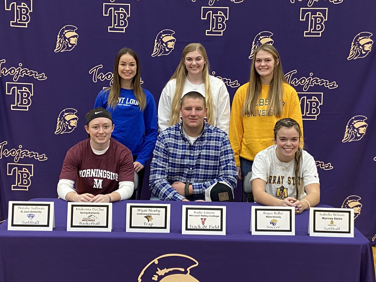 Congratulations to our <a href="/TroyBuchananHS/">Troy Buchanan High School</a> Trojans for signing their National Letter of Intent today!