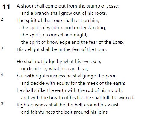 Here's most of the well known verses from Isaiah 11. The lion will eat straw like the ox, the wolf will live with the lamb, that stuff. I quote them to show you the reality of these "prophecies"(these sorts of proclamations were not prophecies in their original sense)