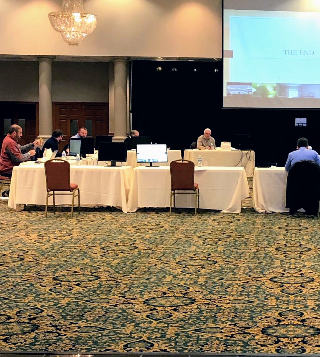 BridgewaterBanq's tweet photo. Social Distanced Company Meeting. Bridgewater has you covered. Complete with everything you need including the Biamp Devio Video Conferencing. Call Marla today at 614-734-9800 to learn more or to schedule you next corporate event. https://t.co/H82F6IfC34