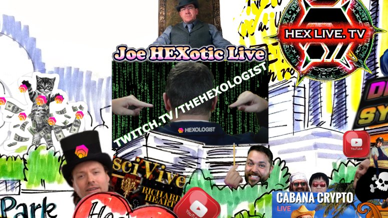 "What's up guys! WELCOME to  #HEX News Live! Where you can get your UP to date view! Of WHAT'S being going on with Hex! In the last 24 hours!" @Hexologist31 streams  #crypto daily & hasn't missed a day since HEX launched...in 2019! Exclusive to  #Twitch! Fun for all the family!