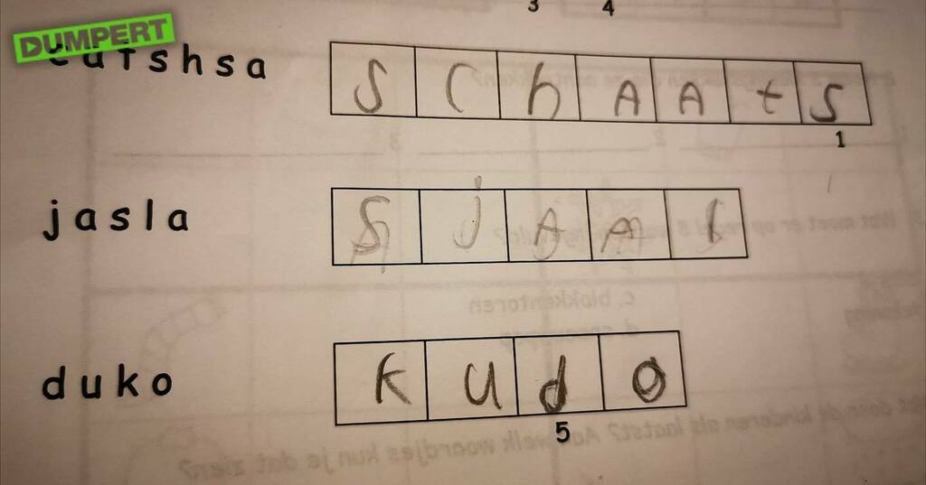 dumpert's tweet photo. Wanneer je kind elke dag Dumpert kijkt... #kind #koter #huiswerk #antwoord #kudo #jong #geleerd https://t.co/7qERW8ubxj https://t.co/XcQ1mFCh12