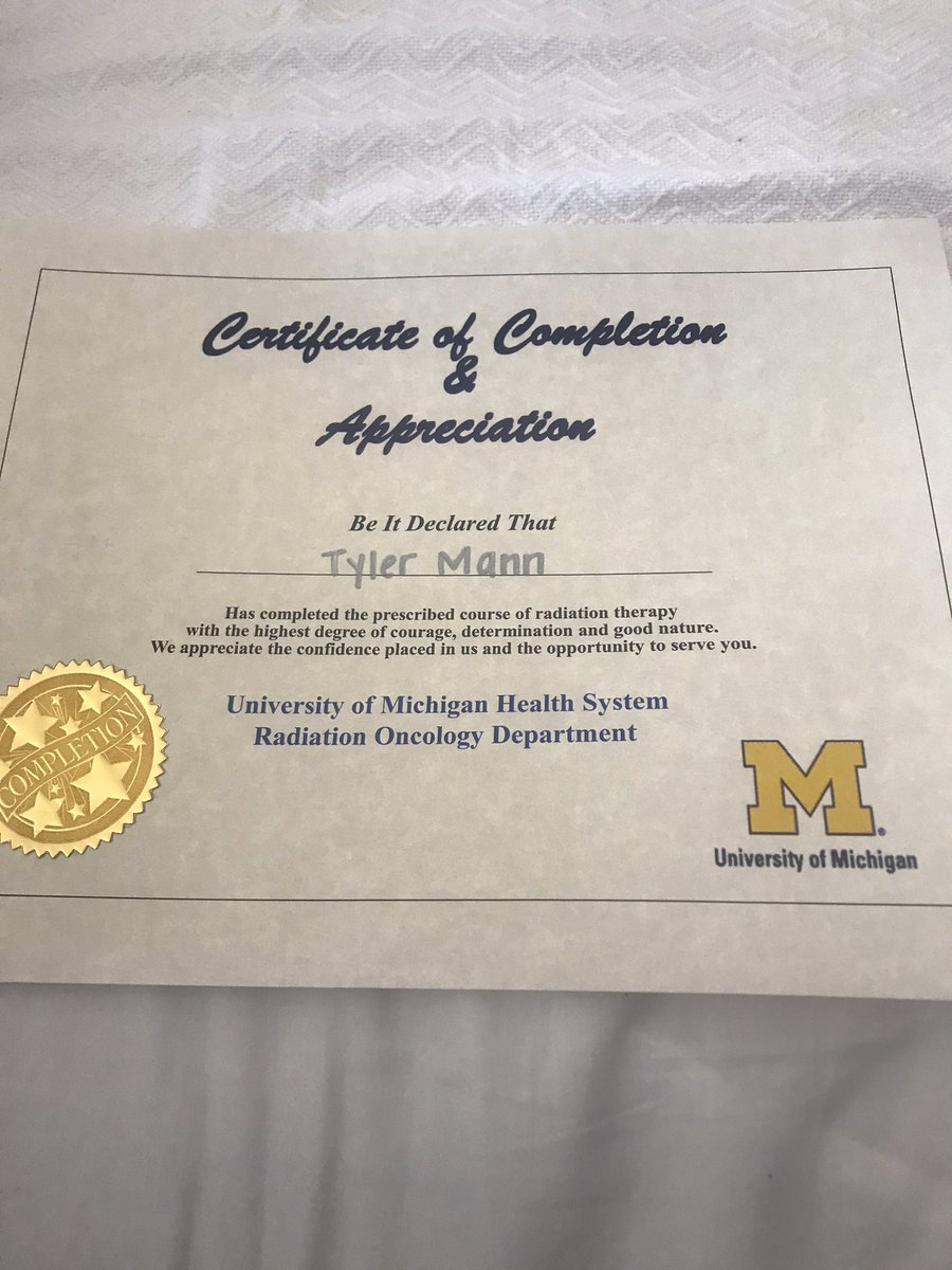 tmann_72's tweet photo. Radiation treatment ✅
Bone marrow transplant tomorrow 
Couldn’t do it without the love and support from all of you. It’s going to be a long process but it’ll all be worth it #tmannstrong 💪💪 https://t.co/AK2sswqI6o