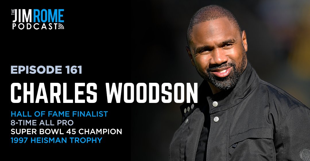 jimrome's tweet photo. .@CharlesWoodson on never reconciling the Tuck Rule Game, Canton as the ultimate honor, what makes Brady different, how he takes his bourbon, why he's picking the underdog Bucs, what it's like to win a Super Bowl, and so much more.

LISTEN: https://t.co/u168PqjkBO https://t.co/8ooy901eVV