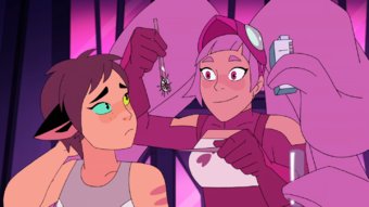 I did like her in the last season, and I liked the little forgiveness arc her and Catra have. It's nice to be represented but I'm still very :/ about how Entrapta was written and treated.